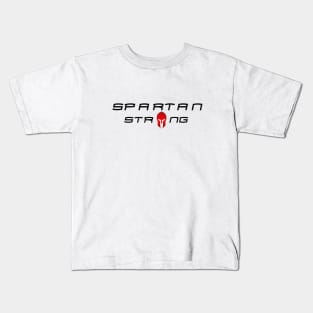 Spartan Strong Warrior 300 msu Helmet Kids T-Shirt